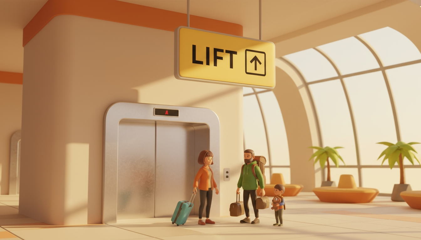 机场指示牌场景 - Handy English